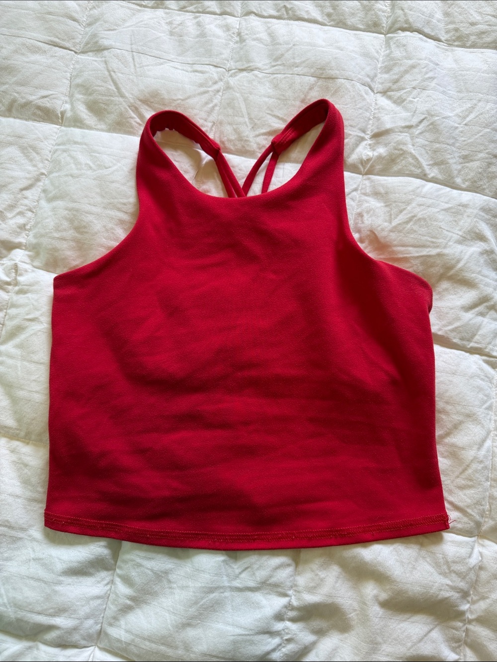 all in motion Red Girls' Racerback Tank Top